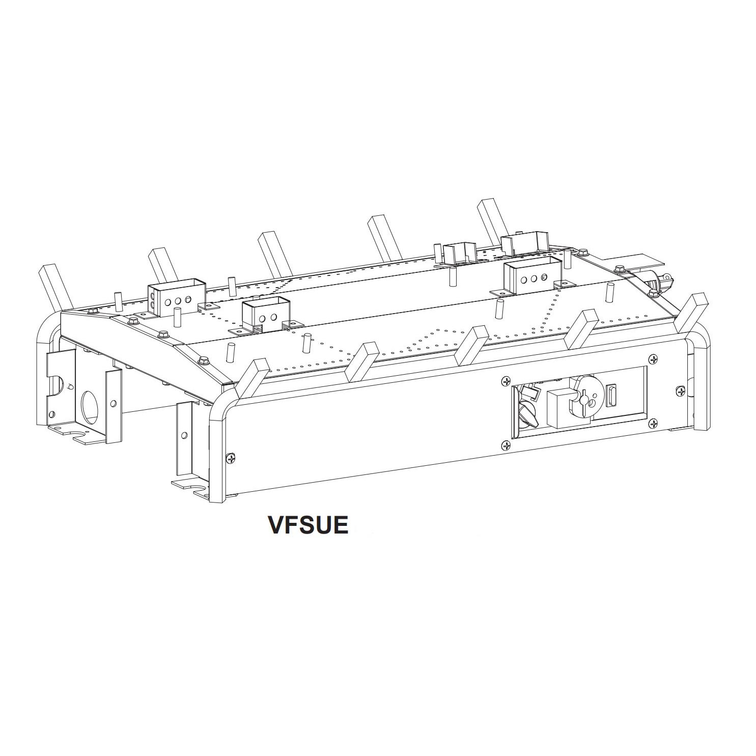 White Mountain Hearth VFSUExx Ventless Double Sided Slope Glaze Burner with Intermittent Pilot Valve