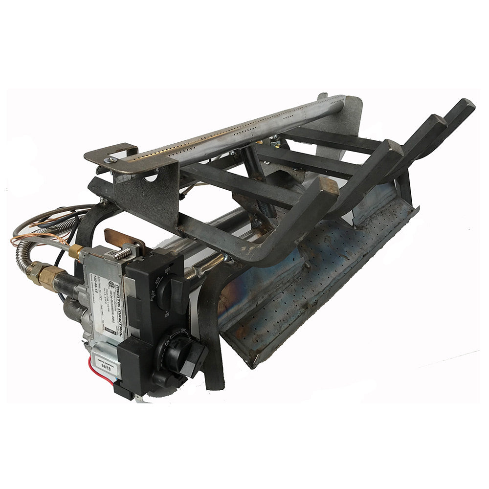 Grand Canyon Vulcan vent-free burner system with metal burner, control valve and wiring