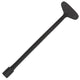 Gas valve key with long rod and black T-handle, for 1/4-in sockets