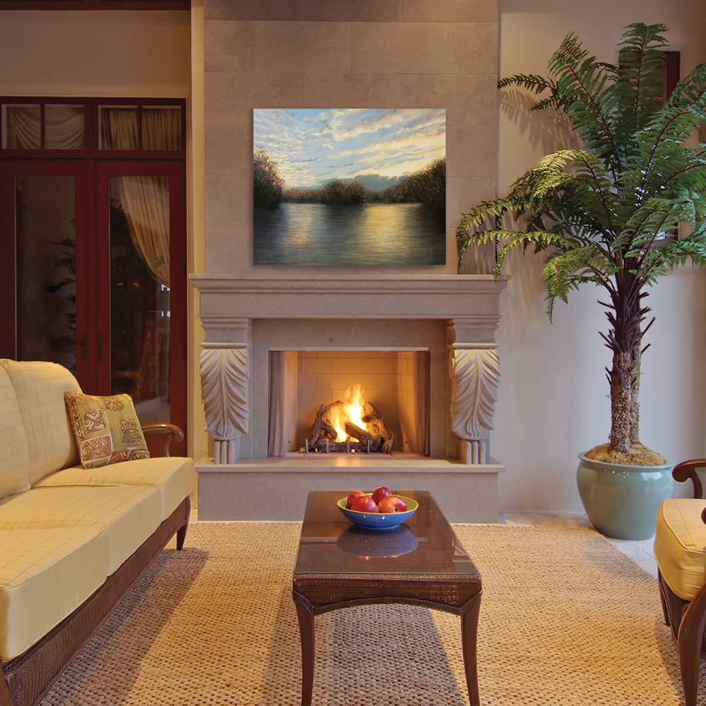 Superior 36-Inch Electronic Ignition Vent-Free Outdoor Gas Fireplace (VRE4336)