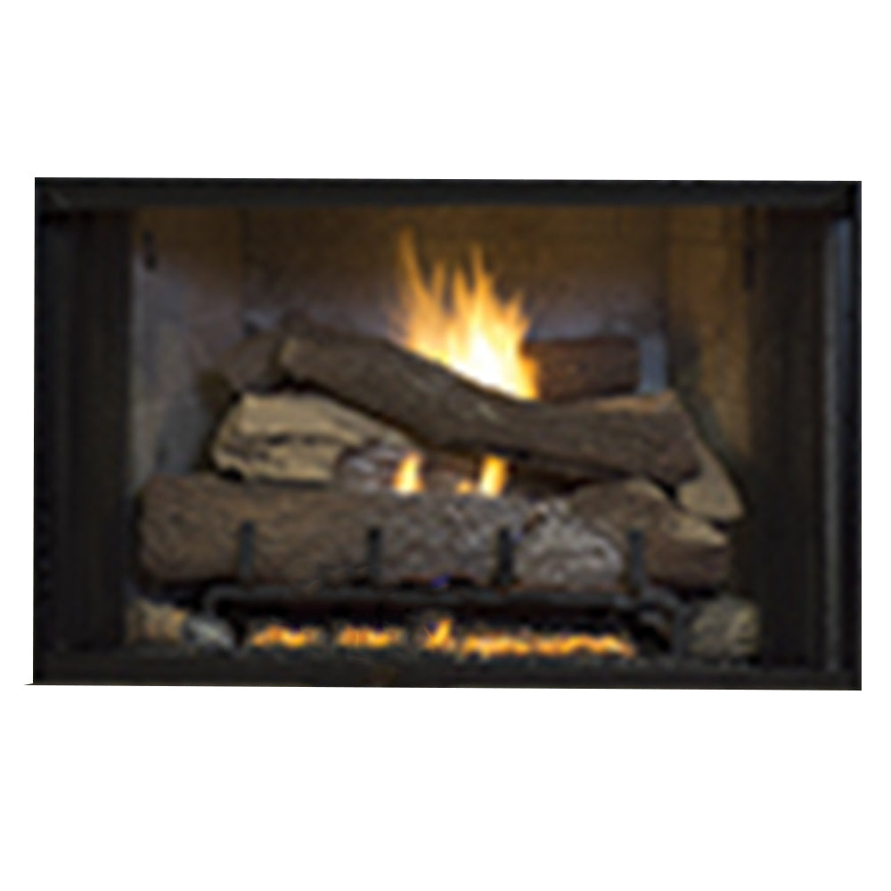 Superior 36-Inch Firebox with Vent-Free Gas Log Set – Fireplaces