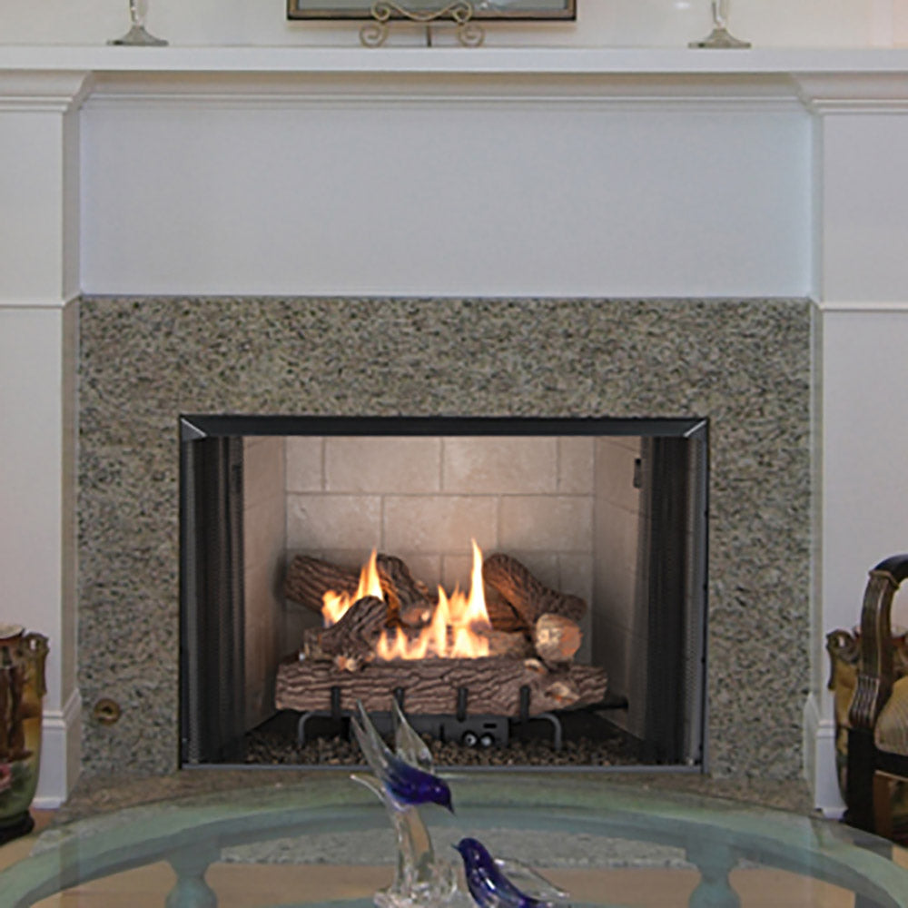 Superior 42in Firebox w/ VF Gas Log Set VRT2542WS – Fireplaces Direct