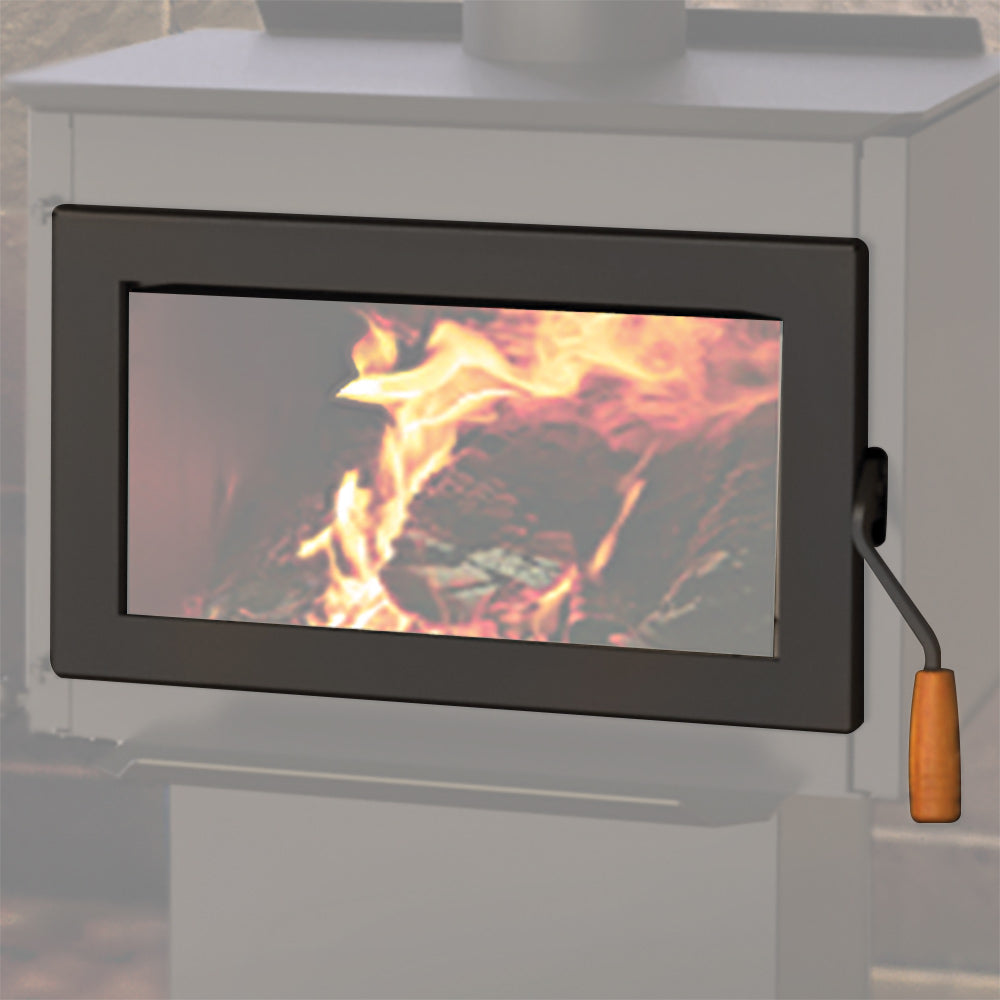 Superior Freestanding Wood Burning Stove, Steel Door (WXS2016WS)