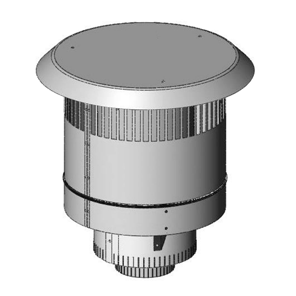 Kingsman Z47VT Vertical Chimney Vent Termination for 4x7-Inch