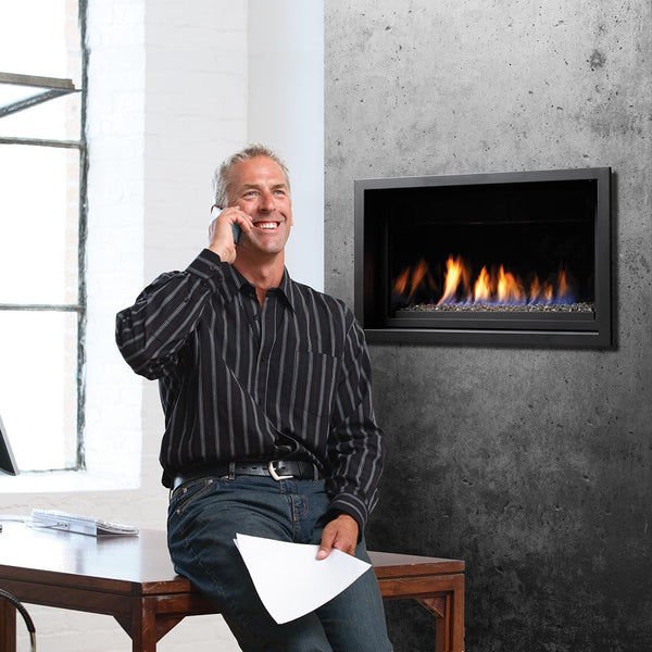 Kingsman 36in Zero Clearance Clean View Linear DV Gas – Fireplaces
