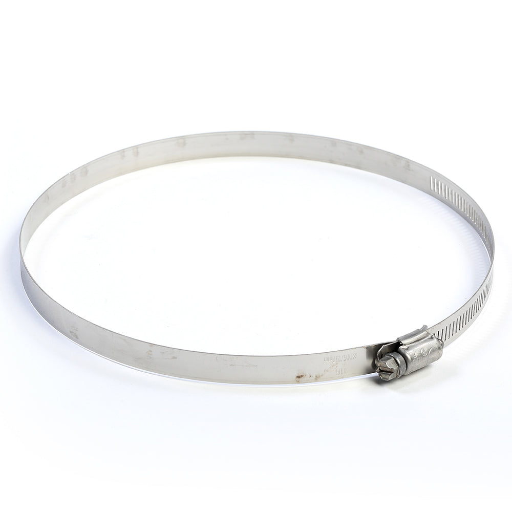 Metal flex clamp with worm-gear screw, 5-inch style band
