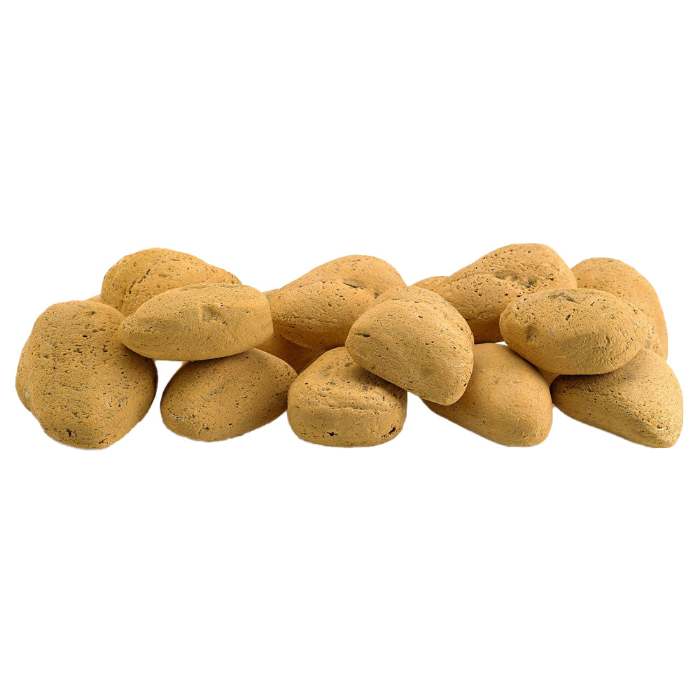 American Fire Glass Ceramic Lite Stones, 15 Stone Set