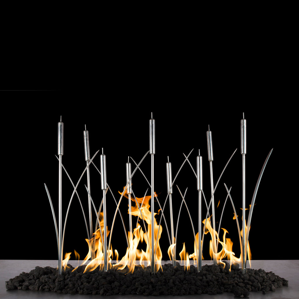 The Outdoor Plus OPT-18WRFxx Stainless Steel Cat Tail Fireplace Burner