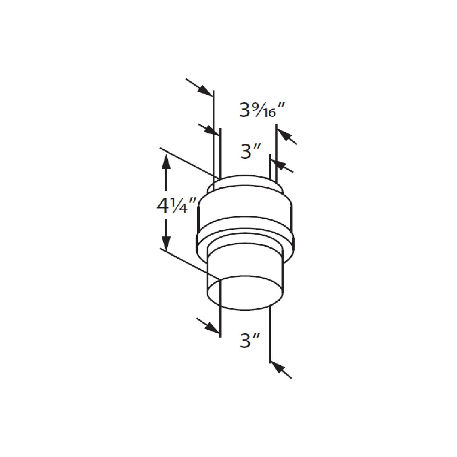 DuraVent 46DVA-ADF DirectVent Pro Co-Linear Flex Connector