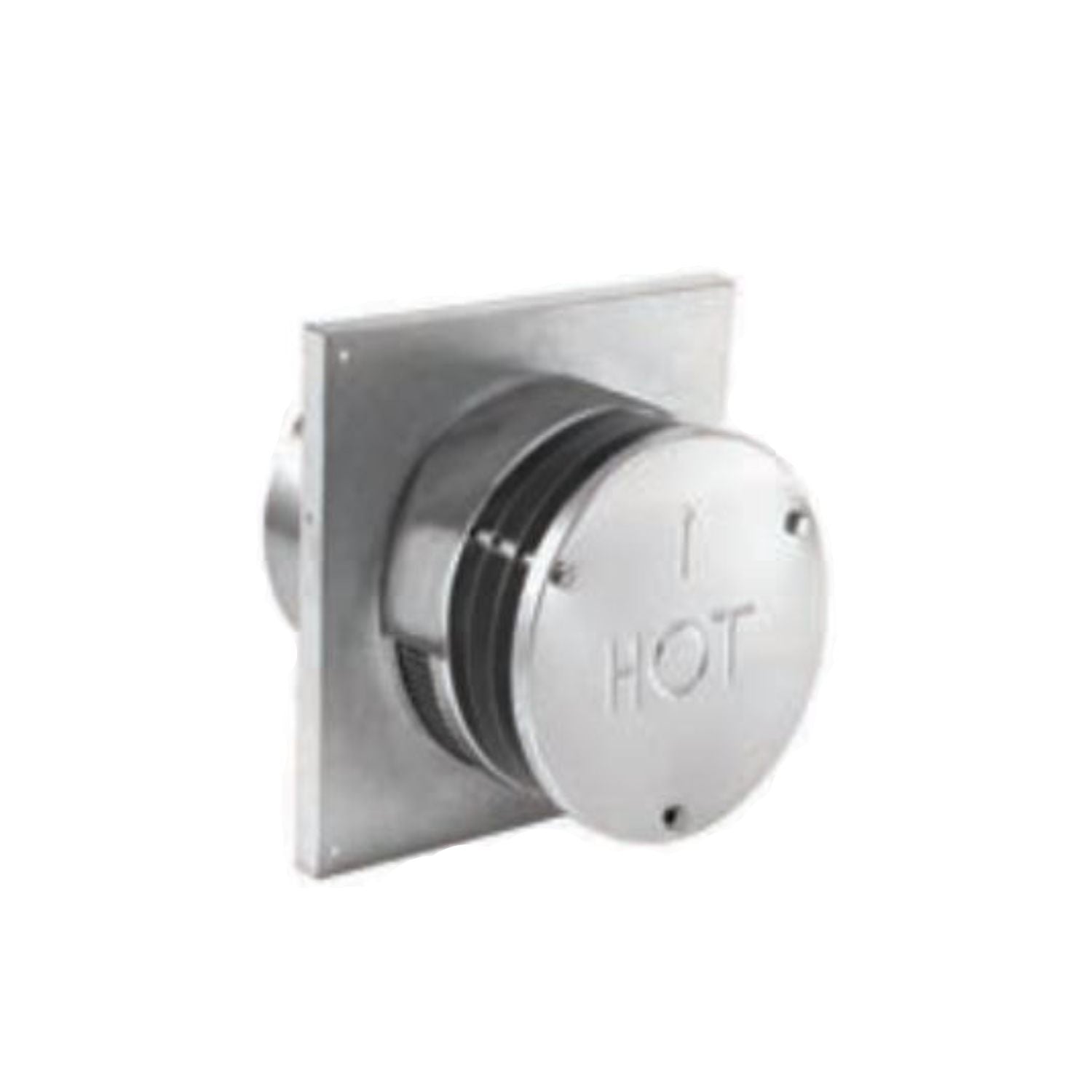 DuraVent DirectVent Pro horizontal termination cap with round faceplate