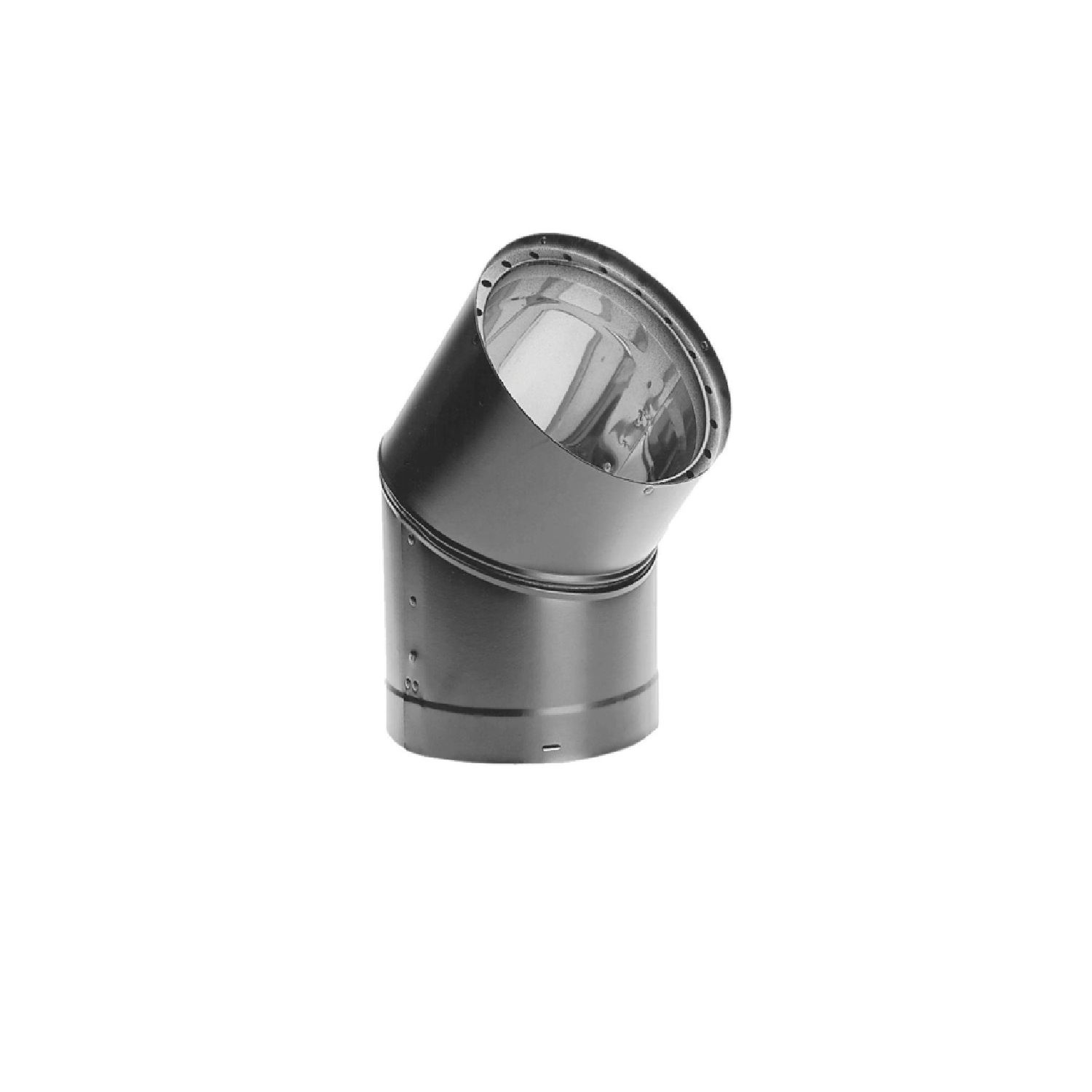 DuraVent DVL-E45 DVL Double-Wall Black 45 Degree Elbow