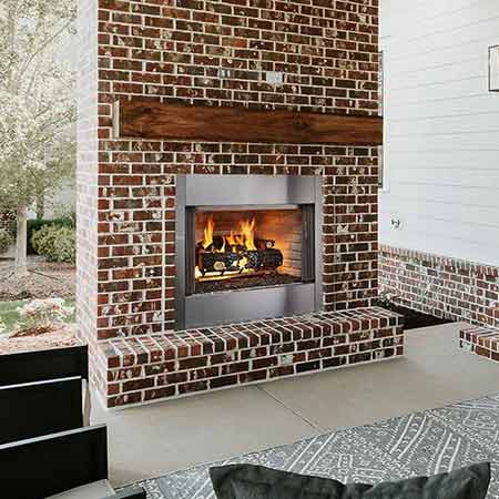 42.ピクニックDAY A6 Outdoor Lifestyles Villa 42-Inch Outdoor Wood Fireplace