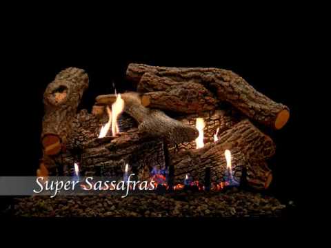 White Mountain Hearth LSxxSS-Kit Refractory Super Sassafrass Complete Fireplace Log Set