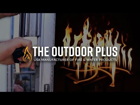 The Outdoor Plus OPT-18WRFxx Stainless Steel Cat Tail Fireplace Burner