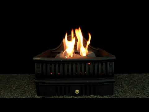 Hargrove Olde World Basket Vented Gas Log Set w/ Burner Kit