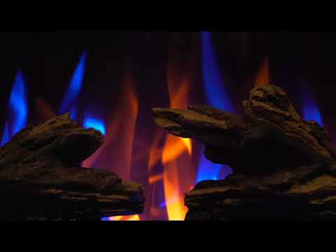 Napoleon Cineview 26-Inch Built-In Electric Fireplace with Logs, Crystal Media and Remote