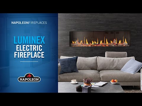 Napoleon Luminex 65-Inch LCD Linear Built-in Electric Fireplace