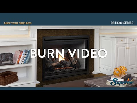 Superior DRT 4000 40-Inch Direct Vent Traditional Gas Fireplace