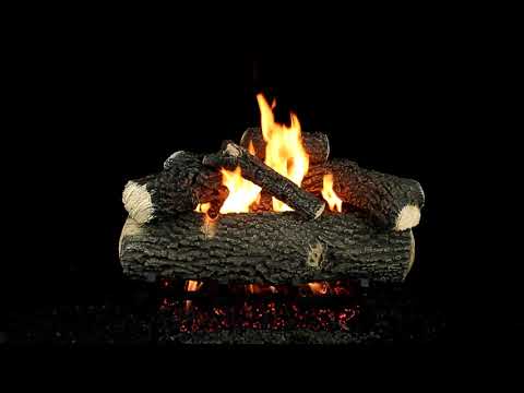 Hargrove Grand Oak See-Through Shallow Vented Gas Log Set with ANSI Certified Burner (HGGOSSS-SSB-ANSI)