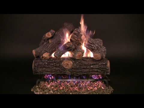 Rasmussen PR-Kit Prestige Oak Series Complete Fireplace Log Set