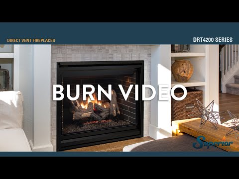 Superior DRT 4200 40-Inch Direct Vent Traditional Gas Fireplace