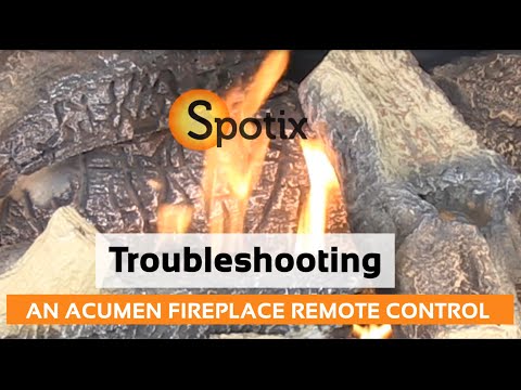 Acumen Timer/Thermostat Fireplace Remote Control without Heat Shield