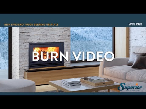 Superior Wood Burning Fireplace with Door and Facade – Fireplaces