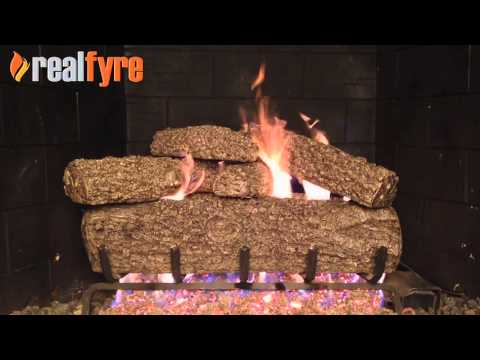 Real Fyre PO Post Oak Vented Gas Logs Only