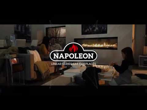 Napoleon Ascent Linear 46-Inch Electronic Ignition Direct Vent Gas Fireplace