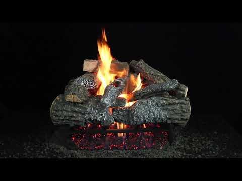 Hargrove Cross Timbers See-Through Shallow Vented Gas Log Set with System 4 Burner, Propane Specialized (HGCTSSS-S4B)