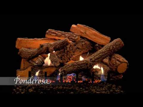 White Mountain Hearth LSxxP-Kit Refractory Ponderosa Complete Fireplace Log Set