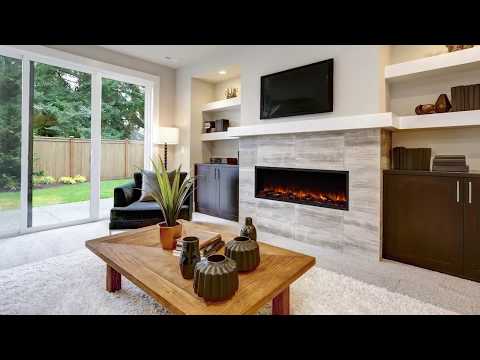 SimpliFire SF-SC Scion Clean Face Indoor Linear Electric Fireplace