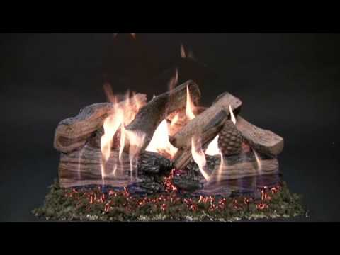 Rasmussen EXF-Kit Evening CrossFire Series Complete Fireplace Log Set