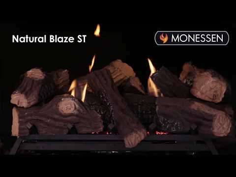Monessen NBHO Natural Blaze Highland Oak Vent-Free Gas Log Set
