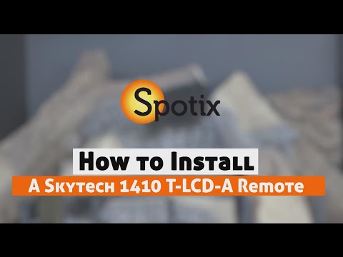 Skytech 1410T/LCD Timer Fireplace Remote Control