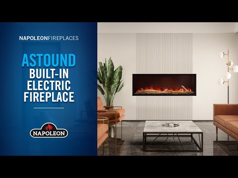 Napoleon Astound Series Built-In Electric Fireplace