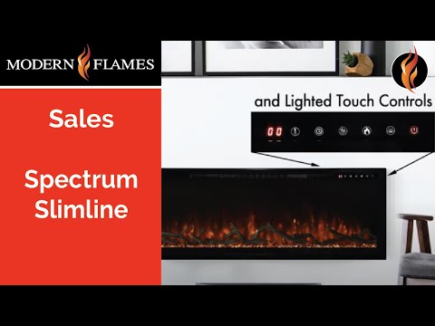 Modern Flames SPS-xxB Spectrum Slimline Wall Mount/Built-In Electric Fireplace