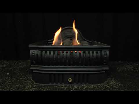 Hargrove ANSI Certified Olde World Basket Vent-Free Gas Log Set with Millivolt Valve, 19-Inch (HGVFCO)