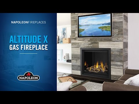 Napoleon Altitude X Series Electronic Ignition 42-Inch Direct Vent Gas Fireplace