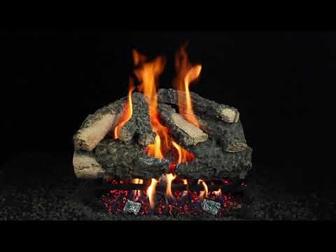 Hargrove Woodland Timbers See-Through Shallow Vented Gas Log Set with ANSI Certified Burner (HGWTSSS-SSB-ANSI)