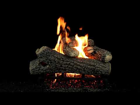 Hargrove Classic Oak Vented Gas Log Set with ANSI Certified Hidden Control Burner Kit (HGCLSAA-HCB-ANSI)