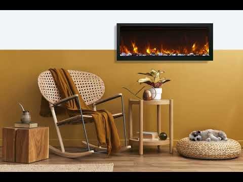 Amantii Panorama Extra Slim Built-In Smart Electric Fireplace