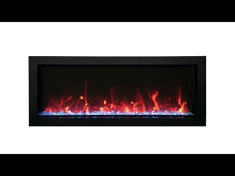 Amantii Panorama Slim Outdoor Built-In Smart Electric Fireplace