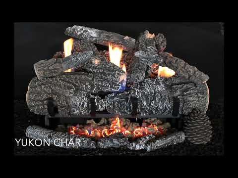 Hargrove ANSI Certified Yukon Char Vent-Free Gas Log Set (HGETYC)