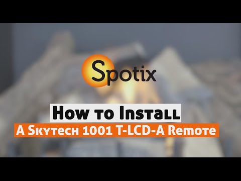 Skytech 1001T/LCD Timer Fireplace Remote Control
