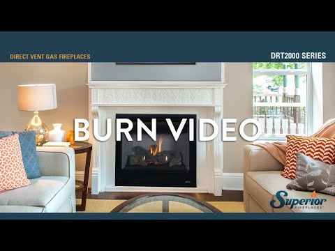Superior DRT2000 35-Inch Direct Vent Traditional Gas Fireplace