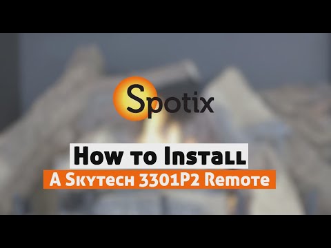 Skytech 3301P2 Programmable Back Lit Fireplace Remote Control