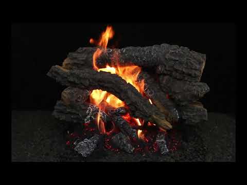 Hargrove Canyon Timbers Vented Gas Log Set with ANSI Certified System 4 Burner Kit, Propane Specialized (HGCYSAA-S4B-ANSI)