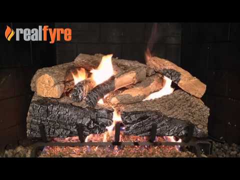 Real Fyre CHMJ Charred Majestic Oak Vented Gas Log Set