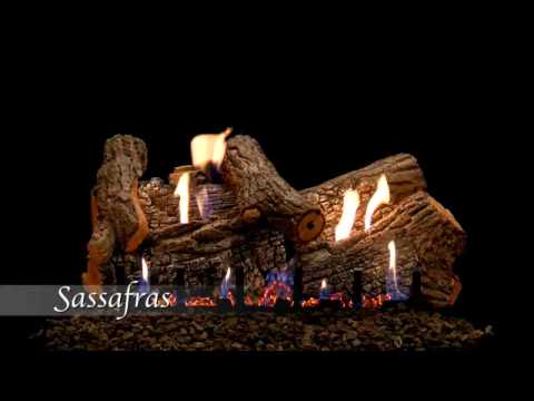 White Mountain Hearth LSxxRS-Kit Refractory Sassafrass Complete Fireplace Log Set